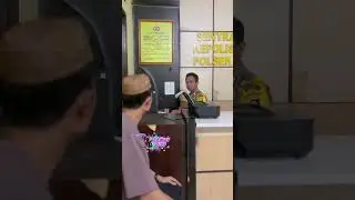 Jatuh di pintu kantor polisi 🤣