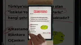 Güncel Bilgiler Seri 10✅ #kpss2024