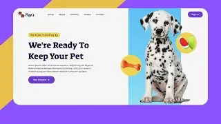How to Create Pet Website Using Only HTML & CSS | Hindi Tutorial For Beginners Step by Step