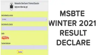 MSBTE winter-2021 results declared on 10th March 2022