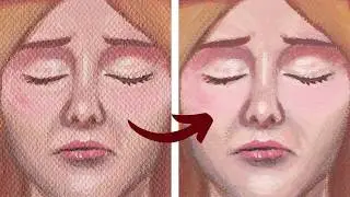 The Secret to Hide Canvas Texture in Scanned Art
