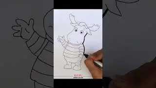 Dibuja a Tyrone de los Backyardigans 