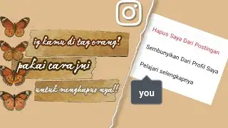 CARA MENGHAPUS TAG AN INSTAGRAM