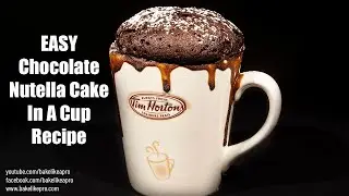 Chocolate Nutella Cake In A Cup Recipe
