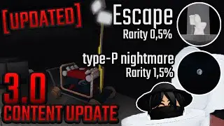 "Escape" and "type-P nightmare" Badge  - Skibid Toilet Siege Defense