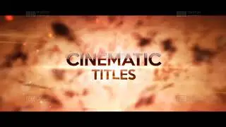 Fiery Cinematic Trailer Titles