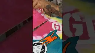 Chris at Mainline Skate Shop with another 🛹 #masterpiece #skateboard #asmr