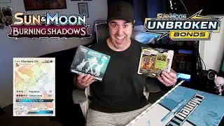 OPENING A BURNING SHADOWS ELITE TRAINER BOX AND UNBROKEN BONDS! | Pokemon Card Pack Opening