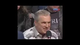Здравомыслящий человек на пару минут пробился на телевидение