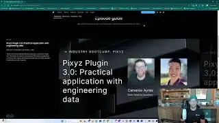 Pixyz & Data Ingestion Webinar Announcement - Pixyz Plugin & SDK, Unity Asset Manager, & Asset Store