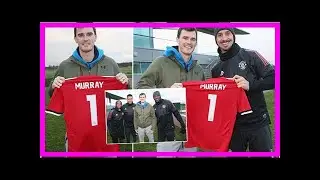 Manchester united fan jamie murray meets de gea and ibrahimovic | FishNews