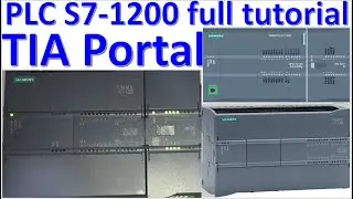 PLC S7-1200| TIA Portal| PLC Programming| PLC Simulation| PLC Siemens full tutorial in 12 hours