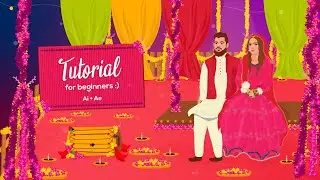 How to make Wedding Video Animation in Adobe After Effects [ Complete tutorial for beginners 2021 ]
