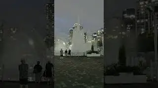 한여름밤의 뚝섬 음악분수~~ !!