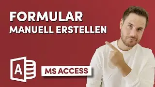 Create a form manually in Microsoft Access