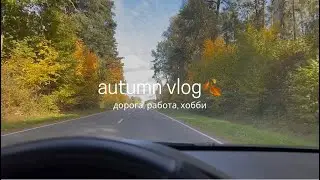 autumn vlog 🍂/ дорога, работа, хобби…
