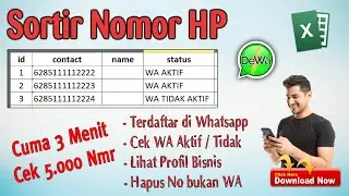 Bisa Ribuan Kontak, BEGINI CARA SORTIR NOMOR AKTIF TERDAFTAR WHATSAPP 2023