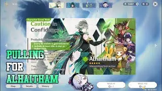 Pulling for Alhaitham (50/50) | Genshin Impact