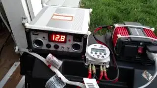 45 watt Harbor Freight Solar powered shed update.