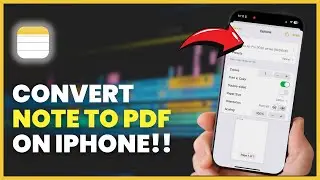 How to Convert Notes to PDF on iPhone: Easy Step-by-Step Guide