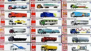 2008～2024年に販売した「トラック系」のロングトミカ21台を開封！完全版コンプリート