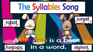 The Syllables Song (A syllable is a beat in a word) #syllables #syllablessong