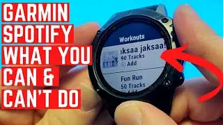 Garmin Spotify All Features Explained | Fenix 6 Pro