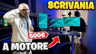 PAPÀ HO SPESO 500 EURO PER una SCRIVANIA a MOTORE! POSTAZIONE FINITA! *FLEXISPOT*