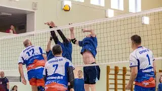 Волейбол. 28-й Шмаковский турнир ветеранов. Мужчины  50+. Фокино - Дальприбор