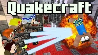 MY PARTS ARE EXPOSED!! | Minecraft Quakecraft w/ Friends
