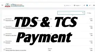 How to pay TDS & TCS challan