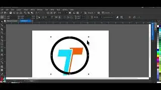Alphabetical Logo Design  T   in CorelDRAW
