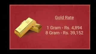 Today Rates | Gold And Silver Rates | Ten Seconds