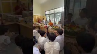 Trisarana Gatha Bhante Devananda Sanghadana Lunch Offering Buddhist Orphanage Guna Nanda Jakarta