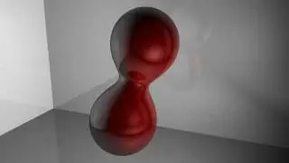 HD Metaball Reflection -- Cinema 4D Demo