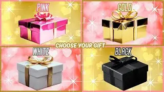 Choose YOUR gift..! 4 giftbox challenge Pink, Gold, White & Black edition
