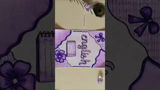 😍😲Don't miss💡 Unique English Project Design💜😍 Project Work Designs 