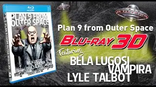 Plan 9 From Outer Space 3D Blu-ray - Red Blue Anaglyph Trailer for 3D Glasses