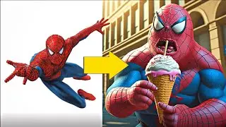 ⚡AVENGERS but FAT-VENGERS || all Characters || 