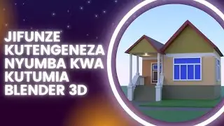 Kutengeneza nyumba kwa kutumia Reference image kwa Blender