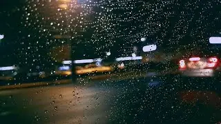 RAINY NIGHT ON HIGHWAY ☔️(FREE FOOTAGE)