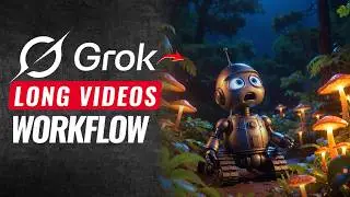How I Made a Long YouTube Video Using Only Free Grok Video Generator (Full Workflow) | AI Grok VIdeo