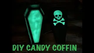 Making a Candy Coffin #DIY #Halloween