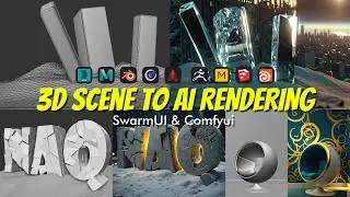 3D Rendering with AI(Artificial intelligence) Effortless : C4D, Blender, 3dsMax,Houdini, Sketchup