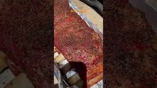 Salt & pepper St. Louis ribs #backyardbbq #bbq #smokedmeat #ribs #saltandpepper #delicious