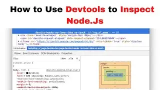 How to Inspect or Debug Node js Code | Node js Devtools | Inspect Node Js Code | Debug node js Code