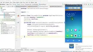 Android Tutorial :Intent with Data Passing