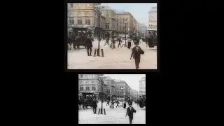 Around the world in 1896 comparison [AI-Colorized, 60FPS, AI-Restored, AI-SuperRes]