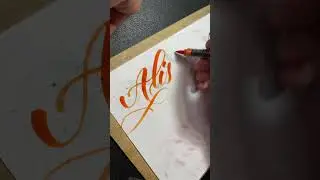 Alisha, Rhodia no19 dot pad, Karin brush markers