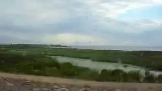 Еду на 101 -ом  автобусе  от метро Старая деревня до Кранштата